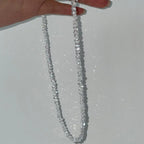 Halo Crystal-Glass Beaded Choker
