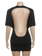 Vestido corto con espalda abierta Atrápame