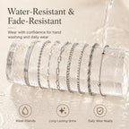 Liquid Silver-Tone Layering Bracelet