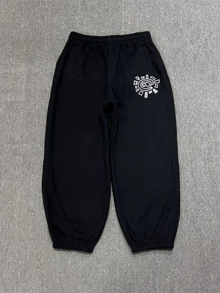 Hypnotic Spiral Fleece Joggers