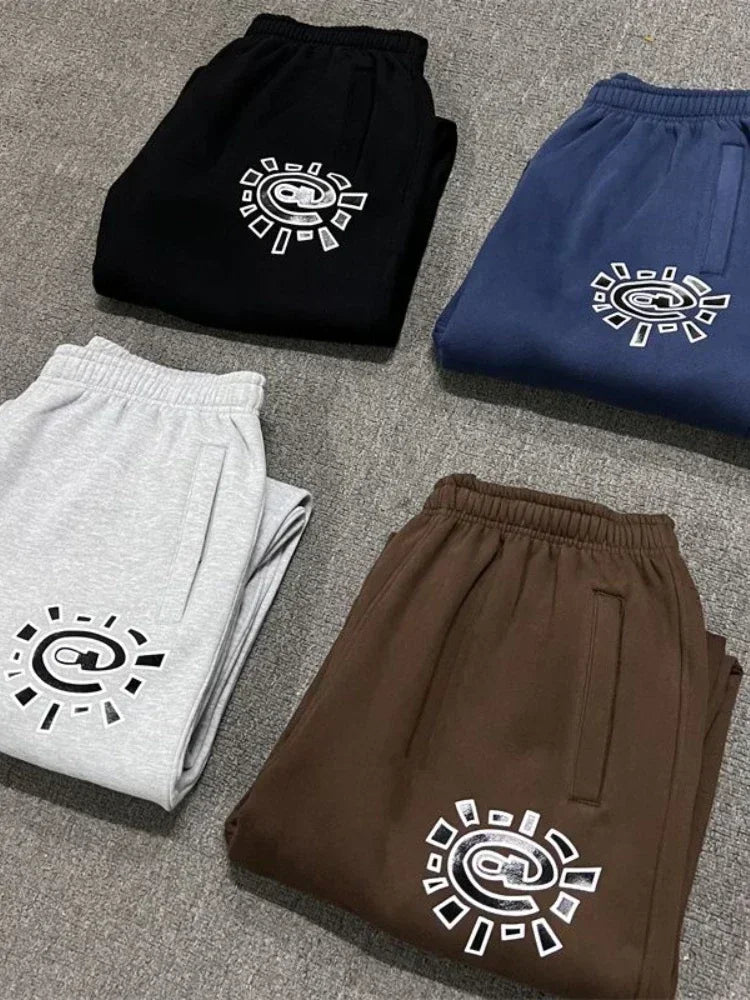 Hypnotic Spiral Fleece Joggers