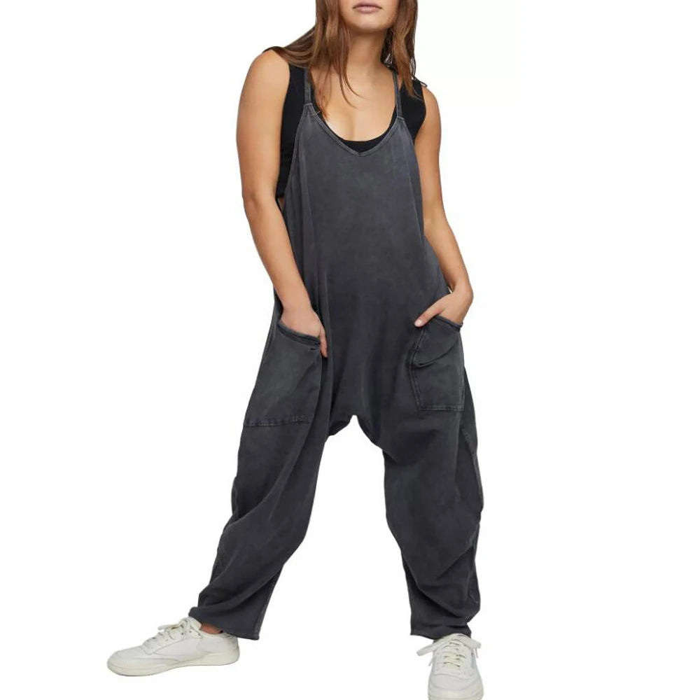 Free Spirit Relaxed Pocket Jumpsuit