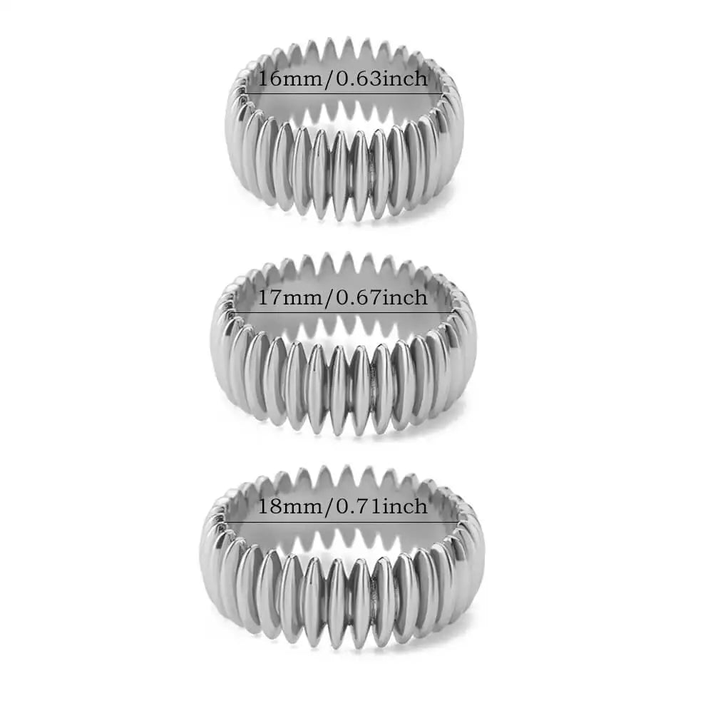 Solstice Sculpted Ridge Ring