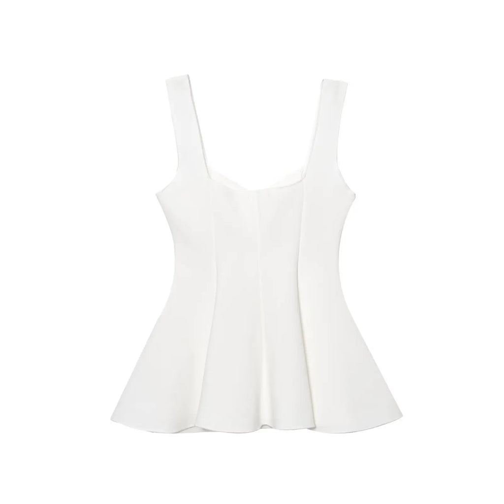 Perfect Match Peplum Top & Flared Trouser Set