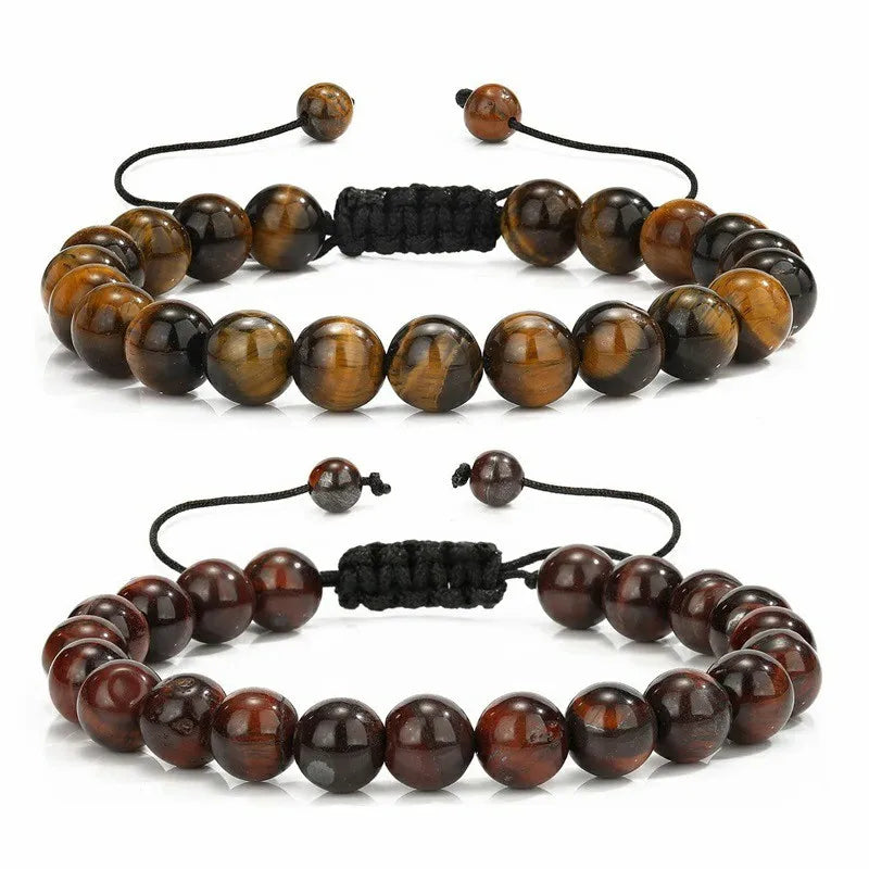 Ember Tiger's Eye Beaded Bracelet