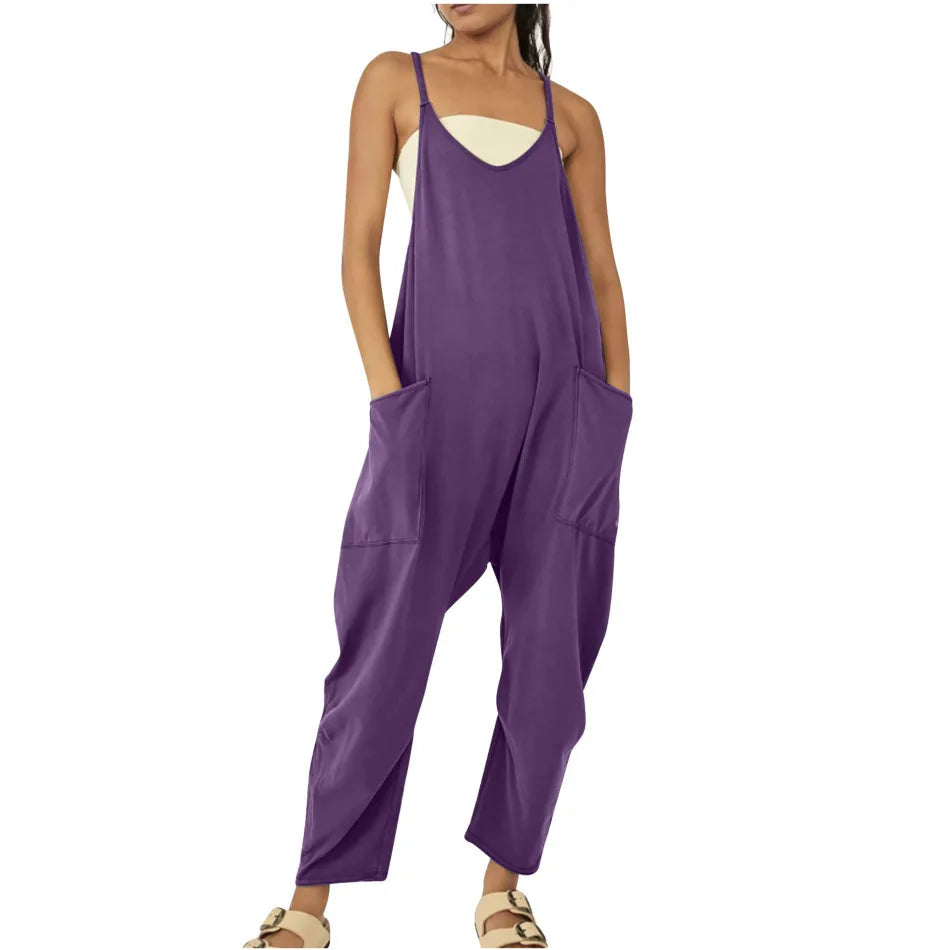 Free Spirit Relaxed Pocket Jumpsuit