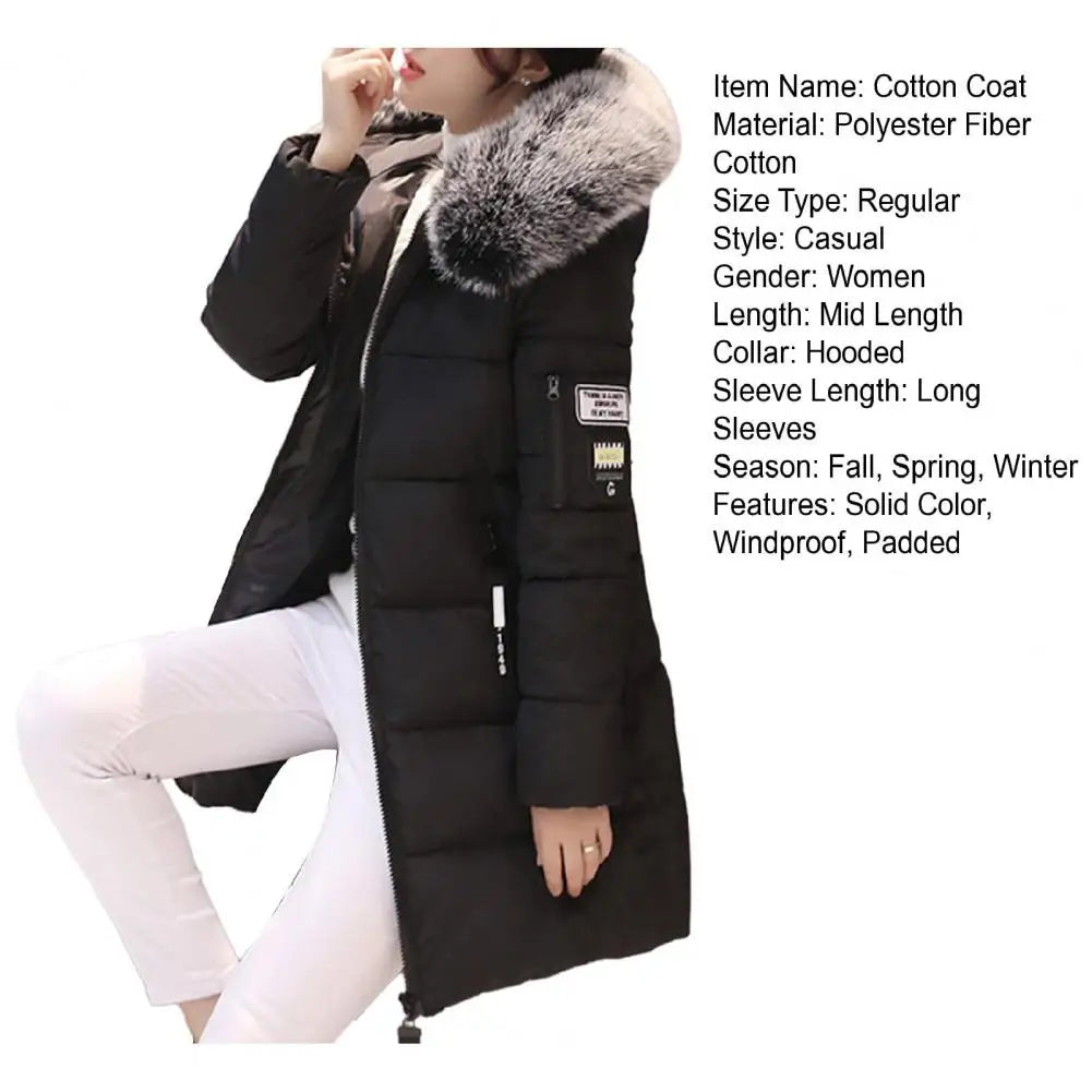Tsarina Plush-Trim Long Coat