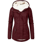 Teddy Plush-Lined Hooded Jacket