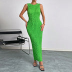 Heartbreaker Popcorn Column Dress