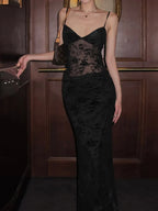 Now You See Me Sheer Floral Dress
