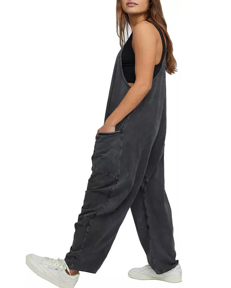 Free Spirit Relaxed Pocket Jumpsuit