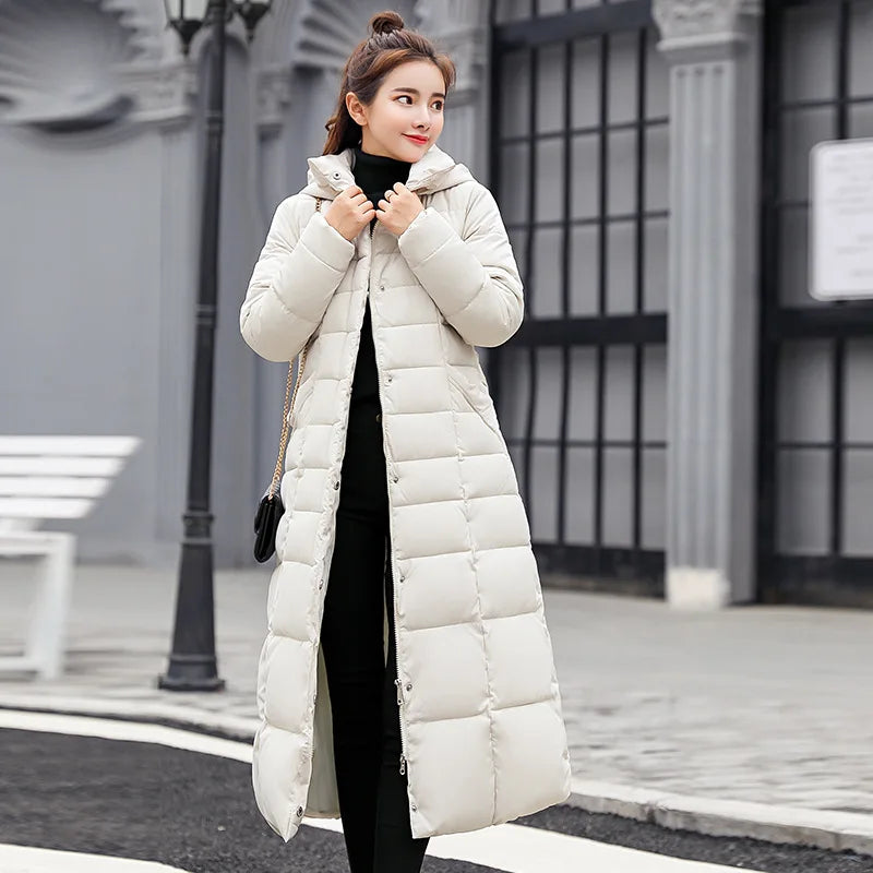 Glacier Long Quilted Coat