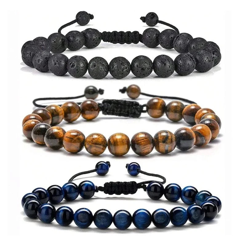 Ember Tiger's Eye Beaded Bracelet