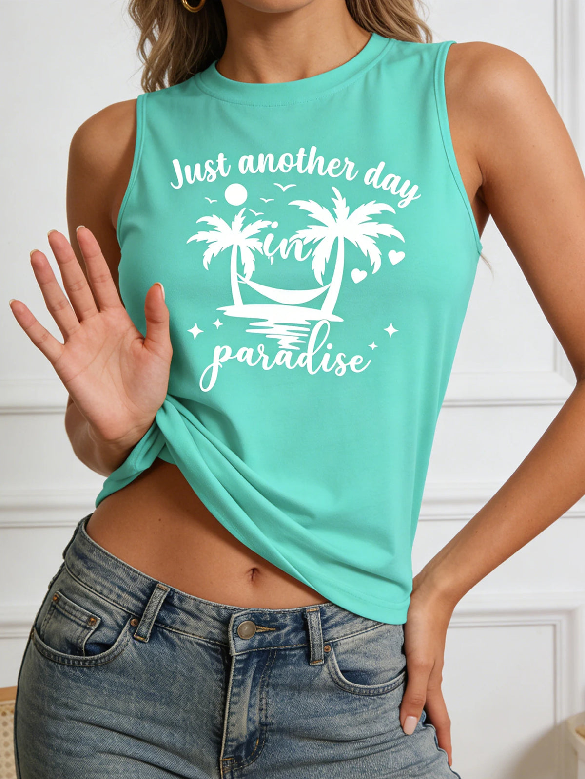 Island Time Paradise Tank Top