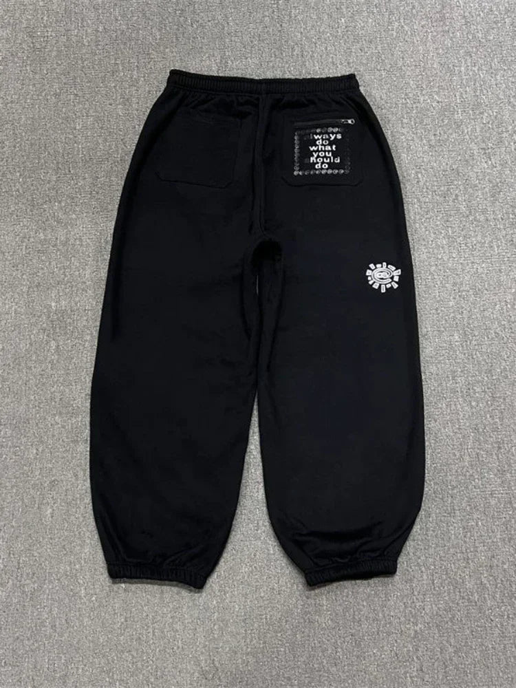 Hypnotic Spiral Fleece Joggers