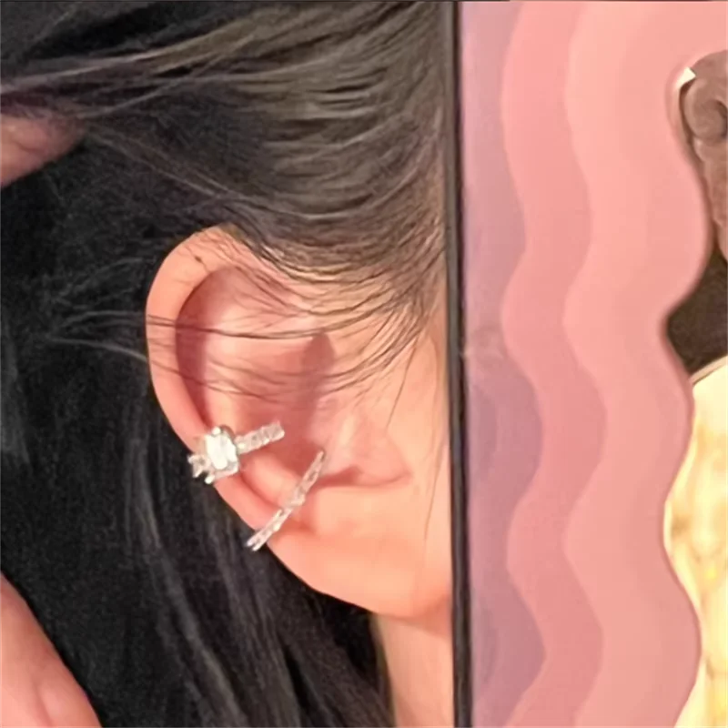 Starlight Baguette Crystal Ear Cuff