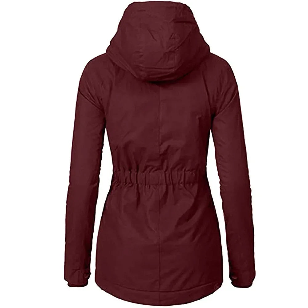 Teddy Plush-Lined Hooded Jacket