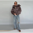 Icon Cropped Puffer Jacket