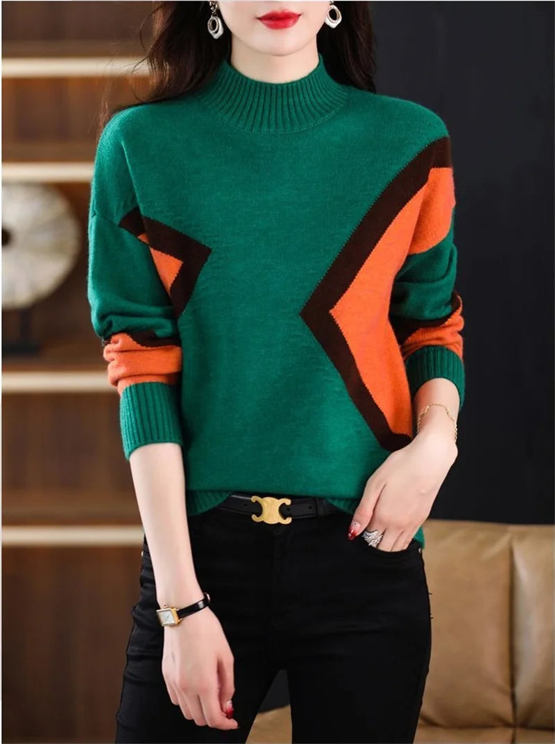 Modern Muse Colour-Block Sweater