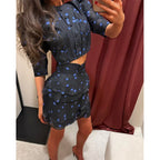Lemon Kiss Ruffle Mini Dress