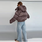Icon Cropped Puffer Jacket