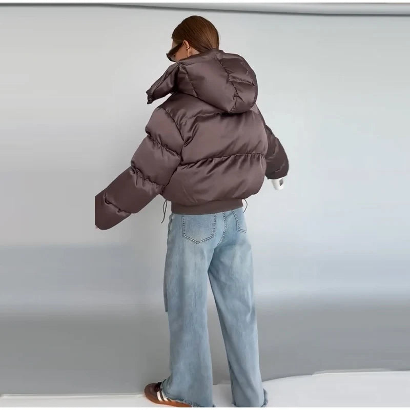 Icon Cropped Puffer Jacket