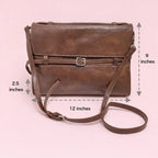 Glam Buckle Flap Bag