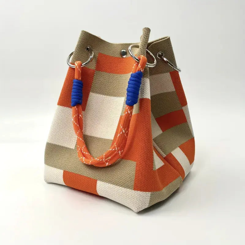 Beach Club Mini Woven Bucket Bag