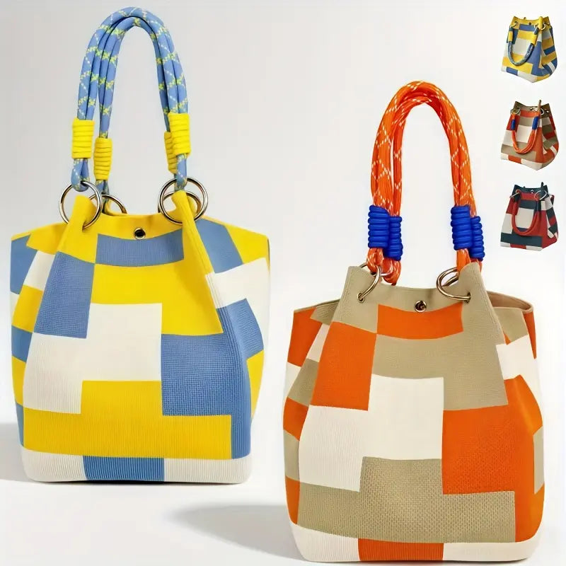 Regatta Colour-Block Bucket Bag
