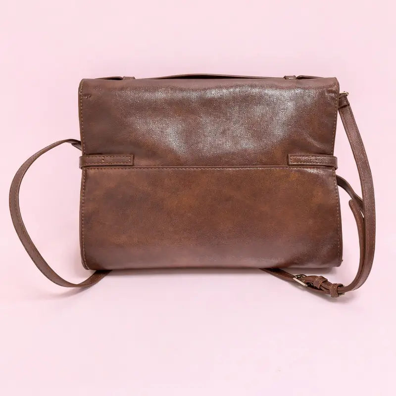 Glam Buckle Flap Bag