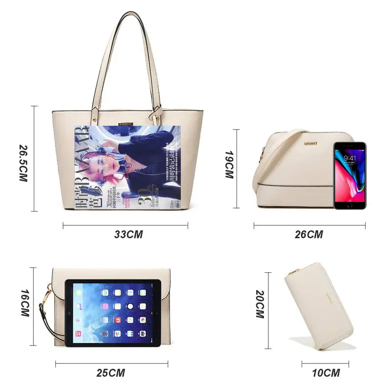 Set de cuatro bolsos Pandilla