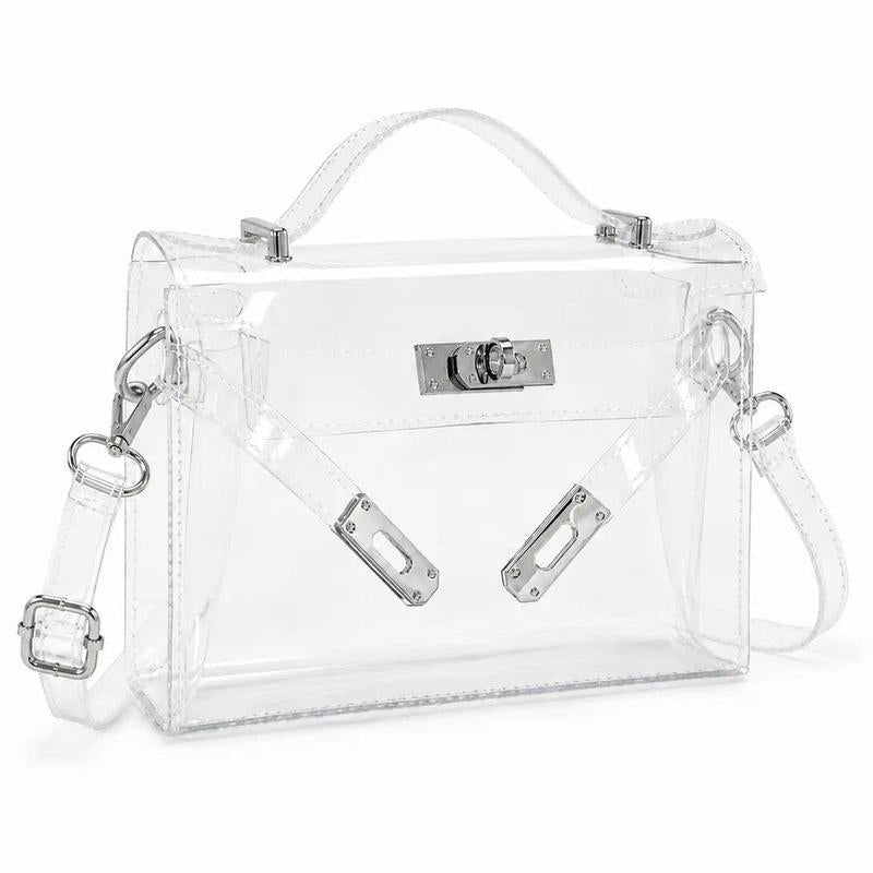 Glass Slipper Clear Mini Satchel