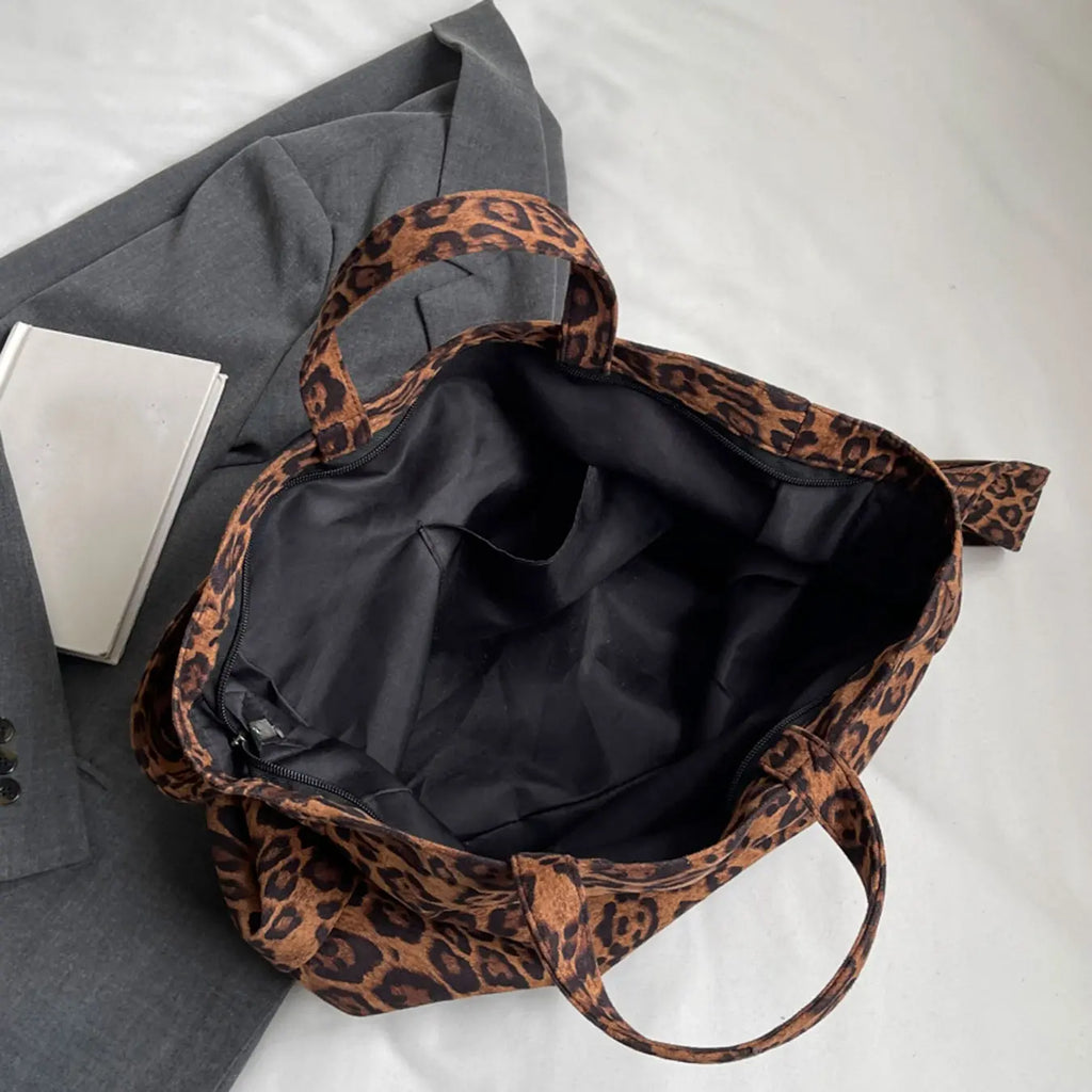 Wildcat Leopard Slouch Bag