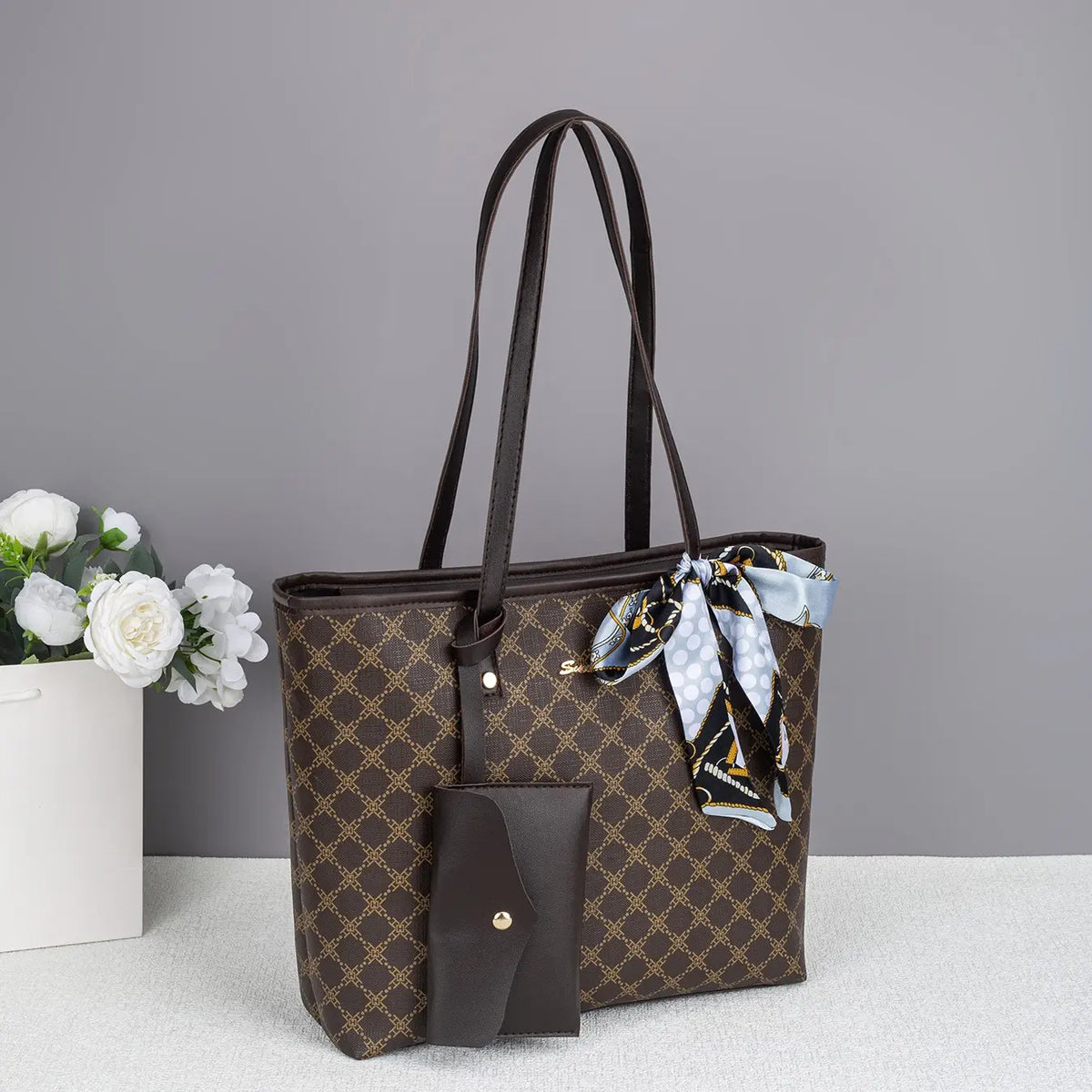 Socialite Scarf Tote & Pouch