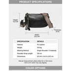 Eclipse Crescent Crossbody Bag