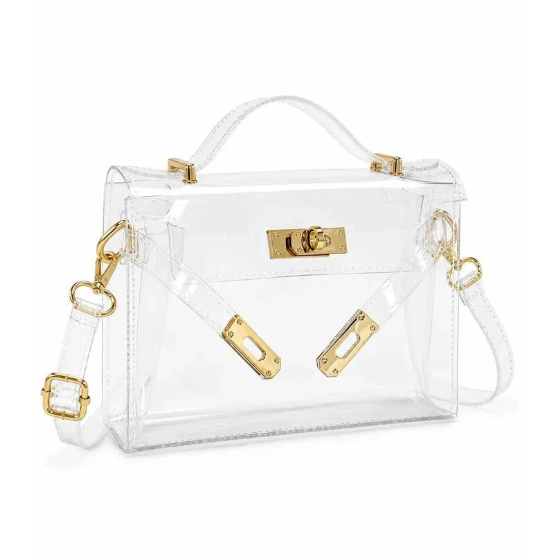 Glass Slipper Clear Mini Satchel