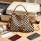 Gambit Checkered Bag & Pouch