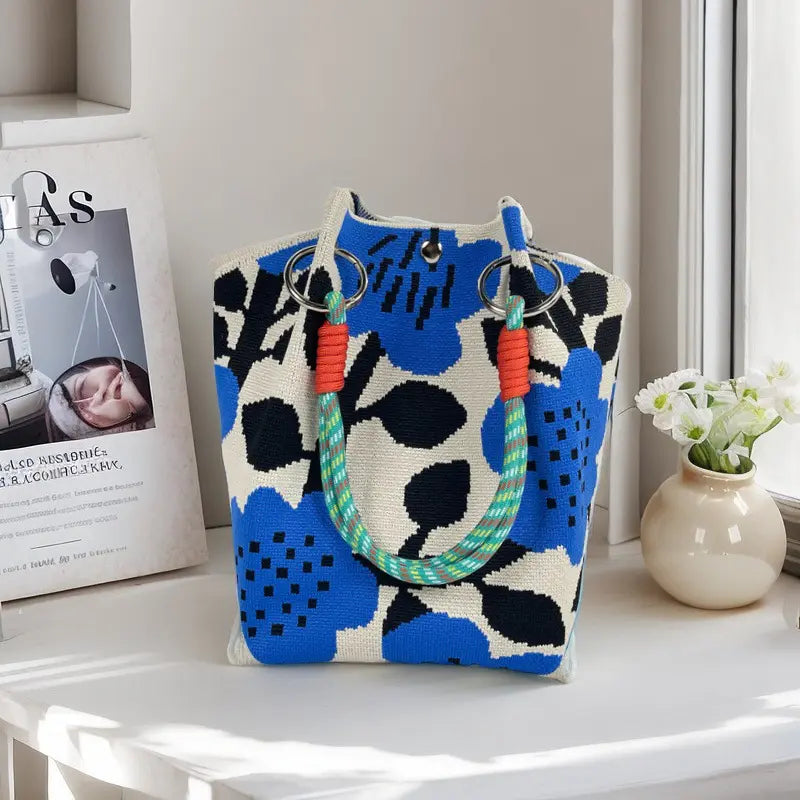 Beach Club Mini Woven Bucket Bag