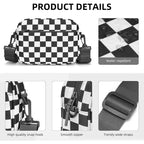 Domino Checkered Crossbody Bag