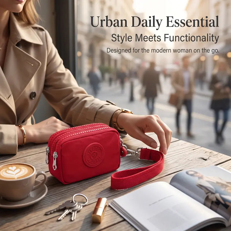 Triple Threat Zip Wristlet