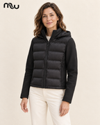 Chaqueta con capucha y paneles Urbana — presentación con modelo — de ambiente — MW