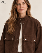 Agent Stand-Collar Jacket — Moussewear detail image