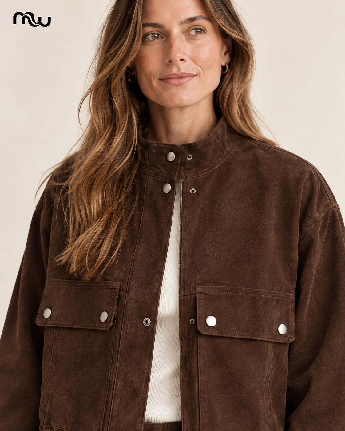Agent Stand-Collar Jacket — Moussewear detail image
