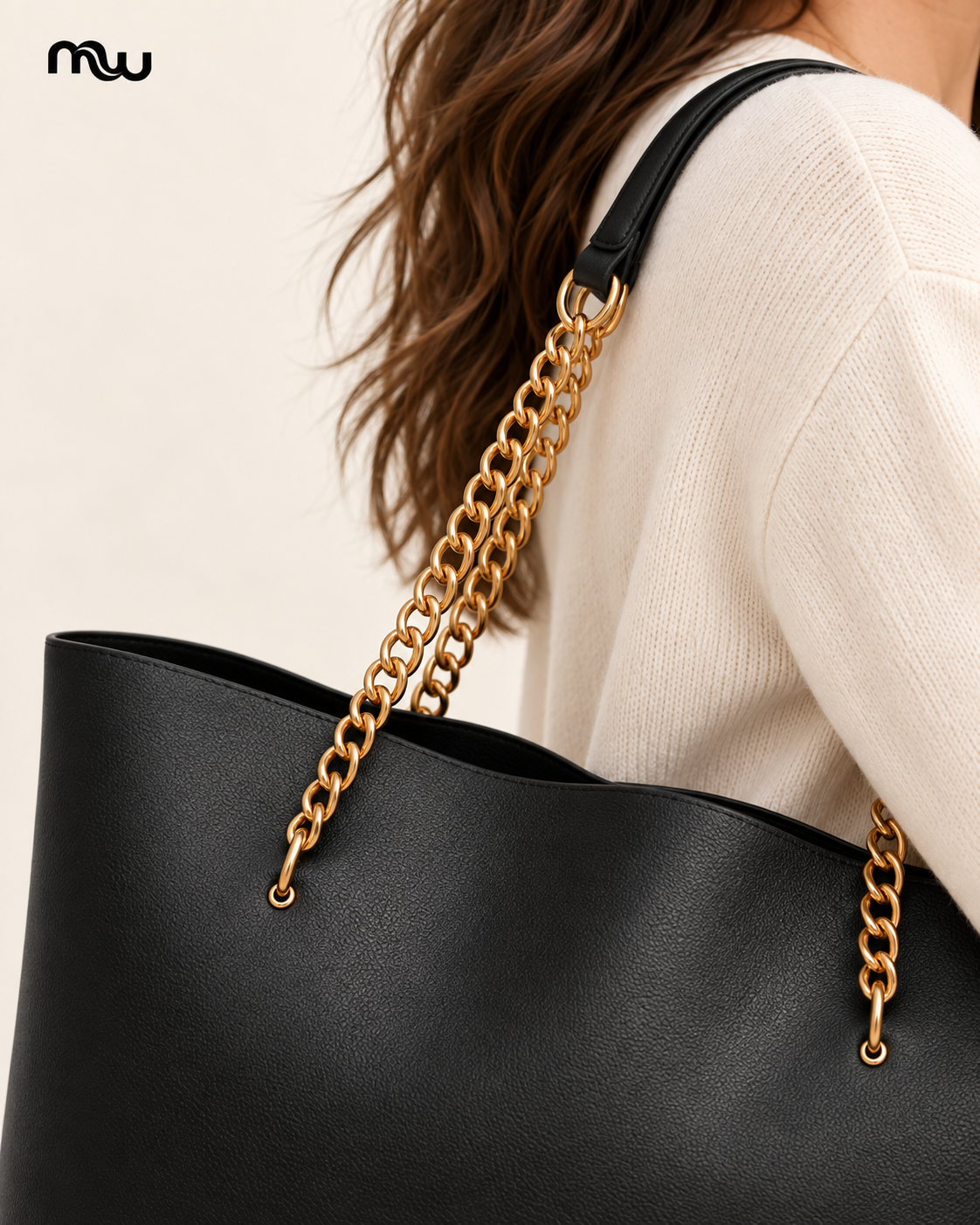 Gala Chain-Strap Tote — Moussewear detail image