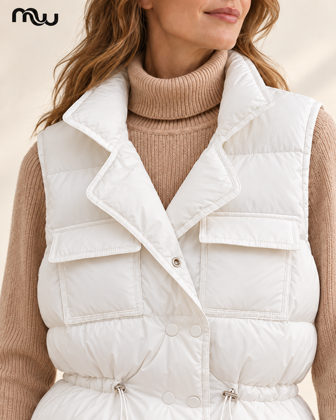 Swift Padded Vest — Moussewear detail image