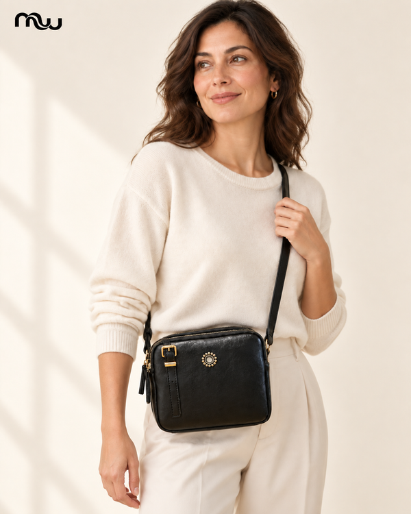 Snapshot Square Crossbody Bag — Moussewear lifestyle image