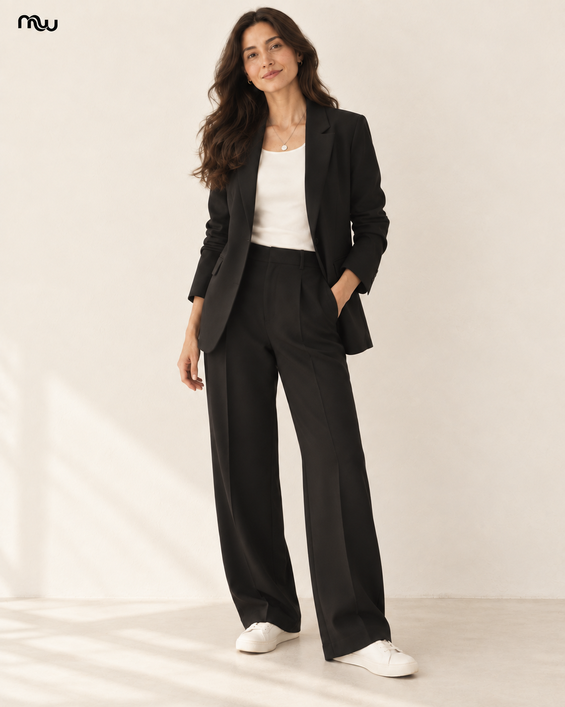 Boss Blazer & Tailored Trousers — Moussewear lifestyle image