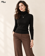 Enigma Slim Turtleneck — Moussewear lifestyle image