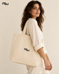 Monogram Studio Organic Tote — Moussewear primary image