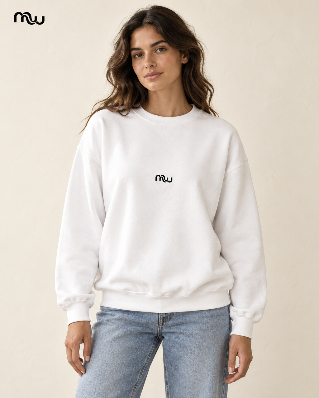 Monogram Studio Crewneck — Moussewear primary image